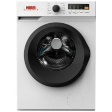 Haam Automatic Washing Machine With Dryer Front Load 8 Kg Multiple Programs Drying Full Drying 1300 Prm Inverter White