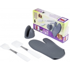 Lamart Bread Set 4 Pieces White Gray