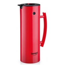 Lamart Vacuum Flasks 1 Liter Red Glass