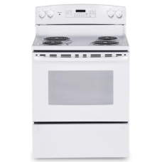 Mabe Free Standing Cooker 76X76 Cm Electricity 4 Burner Iron Steel 141.6 Liter Manual Multi Function Safety White Mexico