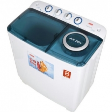 Haam Twine Tube Washing Machine With Dryer 6 Kg Multiple Programs White
