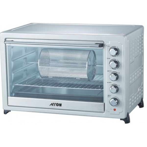 Arrow Convection Oven Cooking Electricity 100 Liter 2800 Watt Manual With Grill Silver