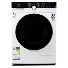 Midea Combo Automatic Washing Machine With Dryer Front Load 12 Kg Full Drying 16 Program 1400 Prm Inverter White