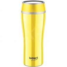 Lamart Steel Vacuum Flask 400 Ml Yellow