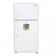 Baisc Top Mount Refrigerator 2 Doors No Frost 21.01 Cu.Ft 595 Liter White