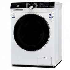 Midea Automatic Washing Machine With Dryer Front Load 12 Kg Multiple Programs White