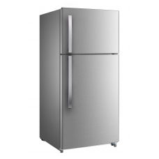 Midea Top Mount Refrigerator 2 Doors No Frost 18 Cu.Ft 510 Liter Silver