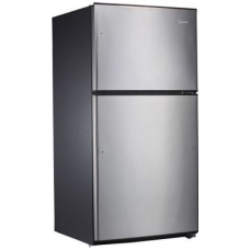 Midea Top Mount Refrigerator 2 Doors No Frost 21 Cu.Ft 595 Liter Steel