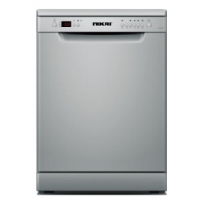 Nikai Dishwasher Free Standing 12 Place 7 Program Silver