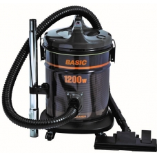 Baisc Wet And Dray Drum Vacuum Cleaner 13 Liter 1200 Watt To Extract Dust,Dirt Black