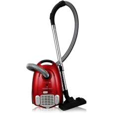 Dots Dray Canister Vacuum Cleaner 4 Liter 1600 Watt Red