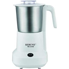 Rebune Coffee Grinder 400 Gm 450 Watt Silver White