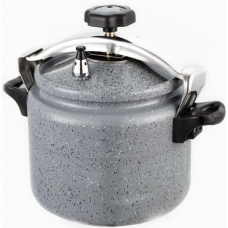 Lambart Pressure Cooker 9 Liter Granite With Strong Heat Insulating Handles Grey