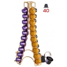 Dlc Nespresso Capsule Holder With Anti Fade Structure 40 Capsule Gold