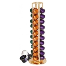 Dlc Nespresso Capsule Holder With Anti Fade Structure 40 Capsule Gold