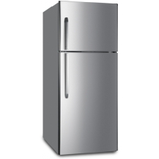 Ugine Top Mount Refrigerator 2 Doors No Frost 16.4 Cu.Ft 465 Liter Steel