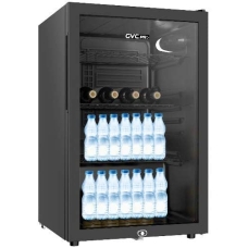 Gvc Pro Showcase Refrigerator Singel Door No Frost 7 Cu.Ft 195 Liter Black