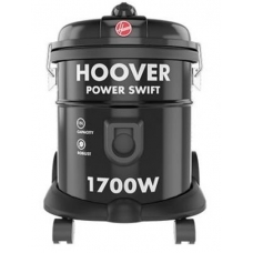 Hoover Dray Drum Vacuum Cleaner 15 Liter 1700 Watt To Extract Dust,Dirt And Liquids Black