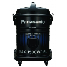 Panasonic Dray Drum Vacuum Cleaner 15 Liter 1500 Watt To Extract Dust,Dirt And Liquids Black Malaysia