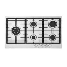 kelvinator Built In Surface Plate 95x50 Cm Gas 5 Burner Manual Steel Italy