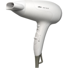 Braun Satin Hair Hair Dryer 2000 Watt 3 Speed White