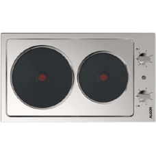 Algor Built In Surface Plate 30 Cm Electricity 2 Burner Steel Manual Safety Heat Indicator Stays On Until The Surface Temperature Drops Steel Italy