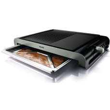 Philips Metal Flat Grill 2300 Watt Black