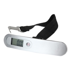 Luggage Scale Digital Up To 50 Kg Lcd Screen Silver Black