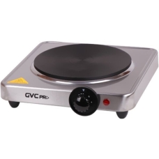 Freestanding Electric Stovetop Jvc Pro 1500 Watt 1 Burner Stone Manual Control Silver