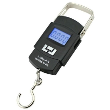 Black Led Digital Luggage Scale Up To 50 Kg Black