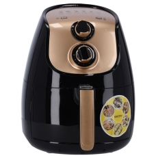 Krypton Air Fryer Without Oil 3.5 Liter 1500 Watt Multifunctional Rapid Rotation System For Black Healthy Food