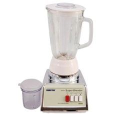 Geepas Electric Blender 1.4 Liter 450 Watt 2 Speed With Grinder White