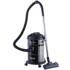 Vacuum Cleaner Krypton Barrel Dry And Wet 21 Liters 2300 Watts To Suck Out Dust Dirt And Liquids Black