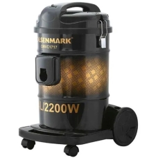 Osunmark Drum Vacuum Cleaner Wet And Dry 24 Liters 2200 Watt To Suction Dust Dirt Black Gold