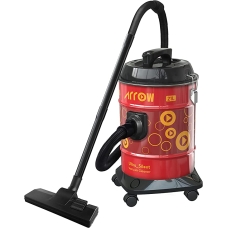 Arrow Dray Drum Vacuum Cleaner 21 Liter 1400 Watt To Extract Dust,Dirt Red