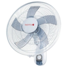 Dots Wall Fan 16 Inch 3 Speeds White