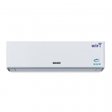 Baisc Split Air Conditioner 18 Hot-Cold 1.5 Ton Cooling 18400 Btu Rotary Wifi White