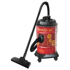 Sahm Dray Drum Vacuum Cleaner 21 Liter 1400 Watt To Extract Dust,Dirt Red