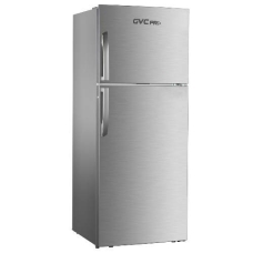 Gvc Pro Top Mount Refrigerator 2 Doors No Frost 7 Cu.Ft 197 Liter Silver 