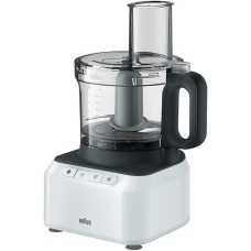 Braun Pur Ease Food Processor 2.1 Liter 800 Watt 3 Speed Multipurpose White