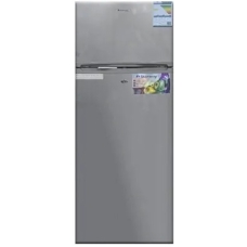 Star Way Top Mount Refrigerator 2 Doors No Frost 16.4 Cu.Ft 465 Liter Silver 