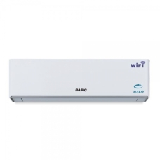 Baisc Split Air Conditioner 12 Hot-Cold 1 Ton Cooling 12000 Btu Rotary Wifi White