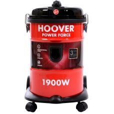 Hoover Dray Drum Vacuum Cleaner 18 Liter 1900 Watt To Extract Dust,Dirt And Liquids Red