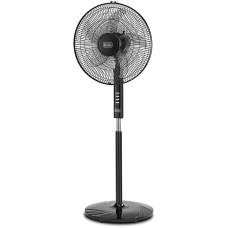 Black And Decker Vertical Fan 16 Inch 60 Watt 3 Speed Black