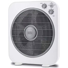 Black Decker Table Fan 12 Inch 40 Watt 3 Speeds White