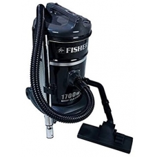 Fisher Wet And Dray Drum Vacuum Cleaner 20 Liter 1700 Watt To Extract Dust,Dirt Black