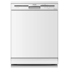 Sharp Free Standing Dish Washer 12 Places 6 Program White