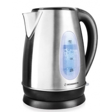 Hommer Electric Kettle 1.7 Liter 2200 Watt Water Level Indicator Steel