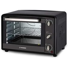 Hommer Free Stand Convection Heating Oven Electricity 60 Liter 2200 Watt Manual Multi functional Safety With Grill Black