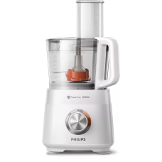 Philips Kitchen Machine 2.1 Liter 850 Watt 3 Speed 16 Function With S-Shaped Blade White